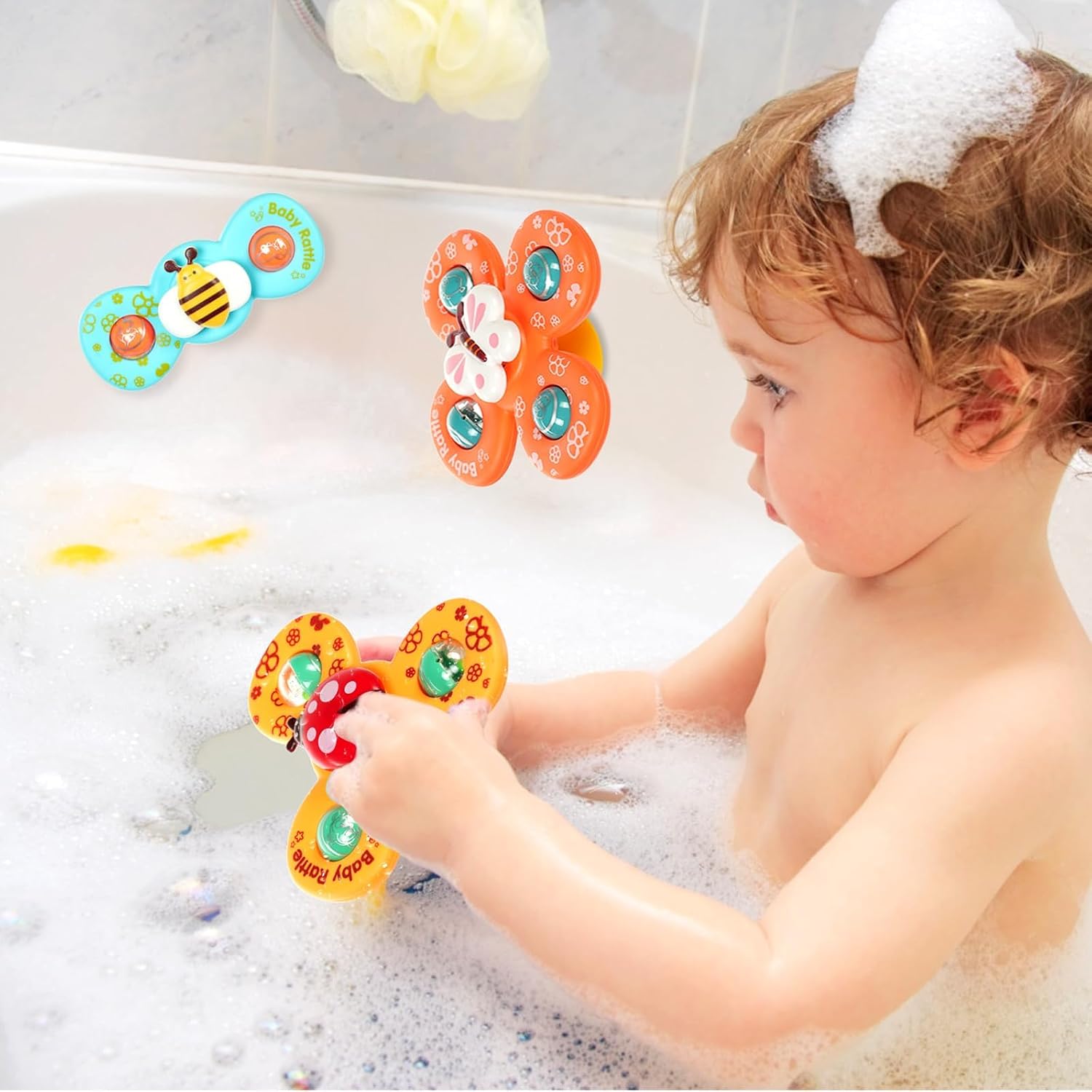 Thumbnail 2 de Ainiv 3PCS Suction Cup Spinner Toy Set – sensory spinners for babies and toddlers