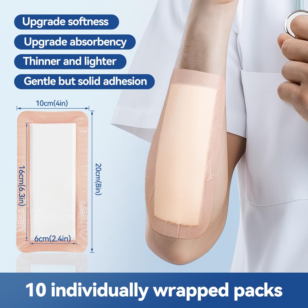 Thumbnail 1 de Dimora Silicone Ultra Absorbent Dressing Pads 4x8
