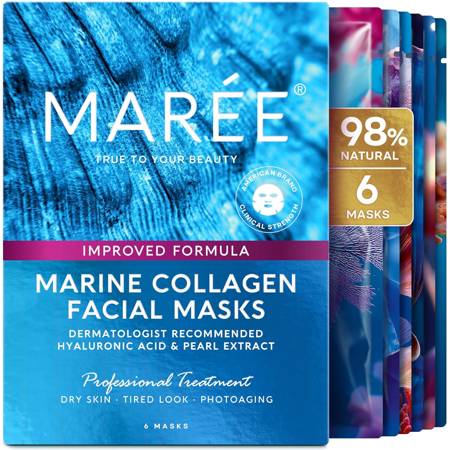 MAREE Collagen Mask with Hyaluronic Acid ⚙