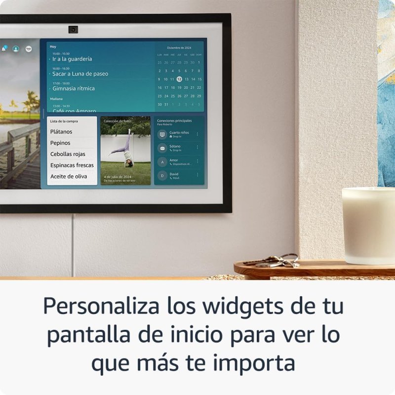 Detalle de Amazon Echo Show 15: Pantalla inteligente de 15,6" con Alexa y Fire TV integrado