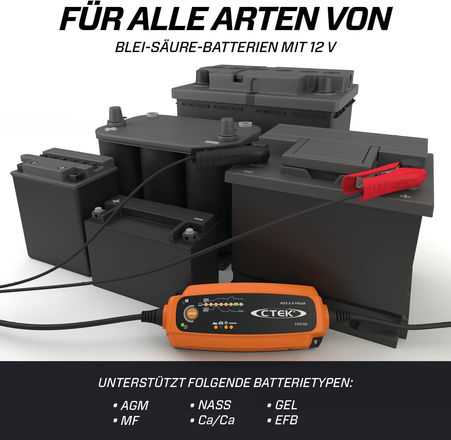 Detalle 2 de CTEK 5.0 Polar 12V Batterieladegerät 🔌