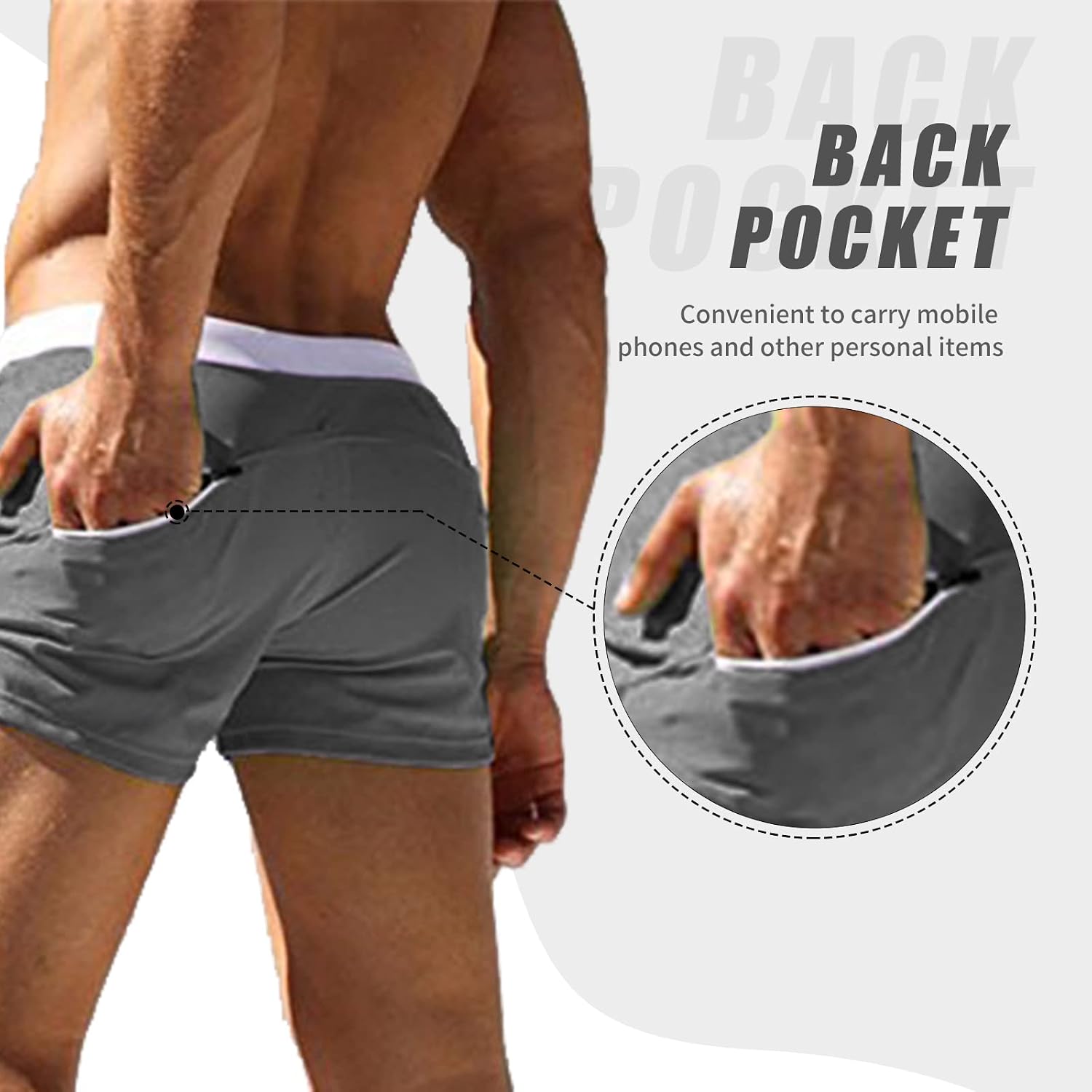 Thumbnail 2 de TMEOG Swimming Trunks Men Swim Shorts Board Shorts