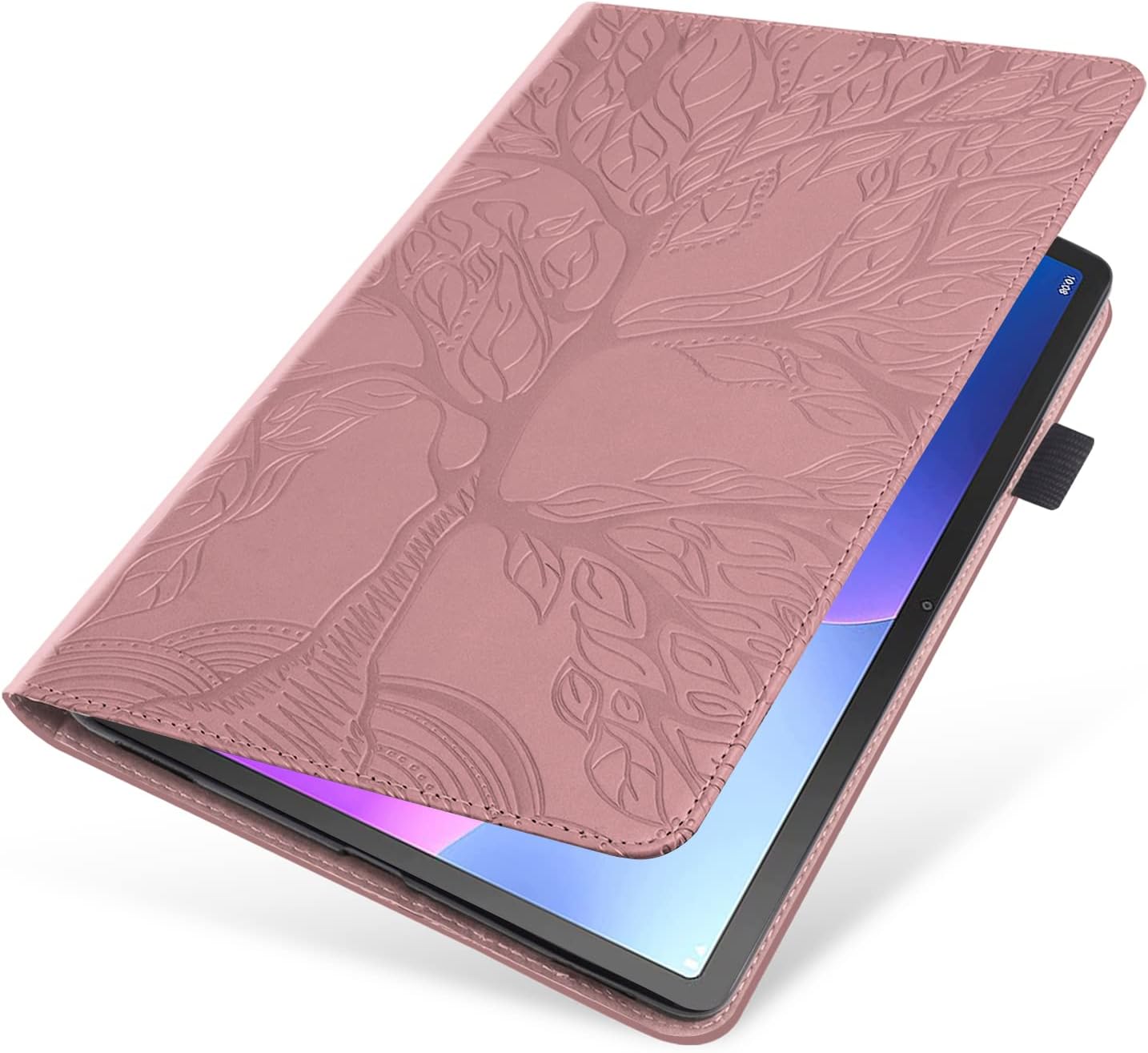 Detalle de Succtopy Hülle für Lenovo Tab M10 3. Gen (10,1 Zoll, 2022) TB-328FU/TB-328XU – Folio Flip Wallet Case in Roségold