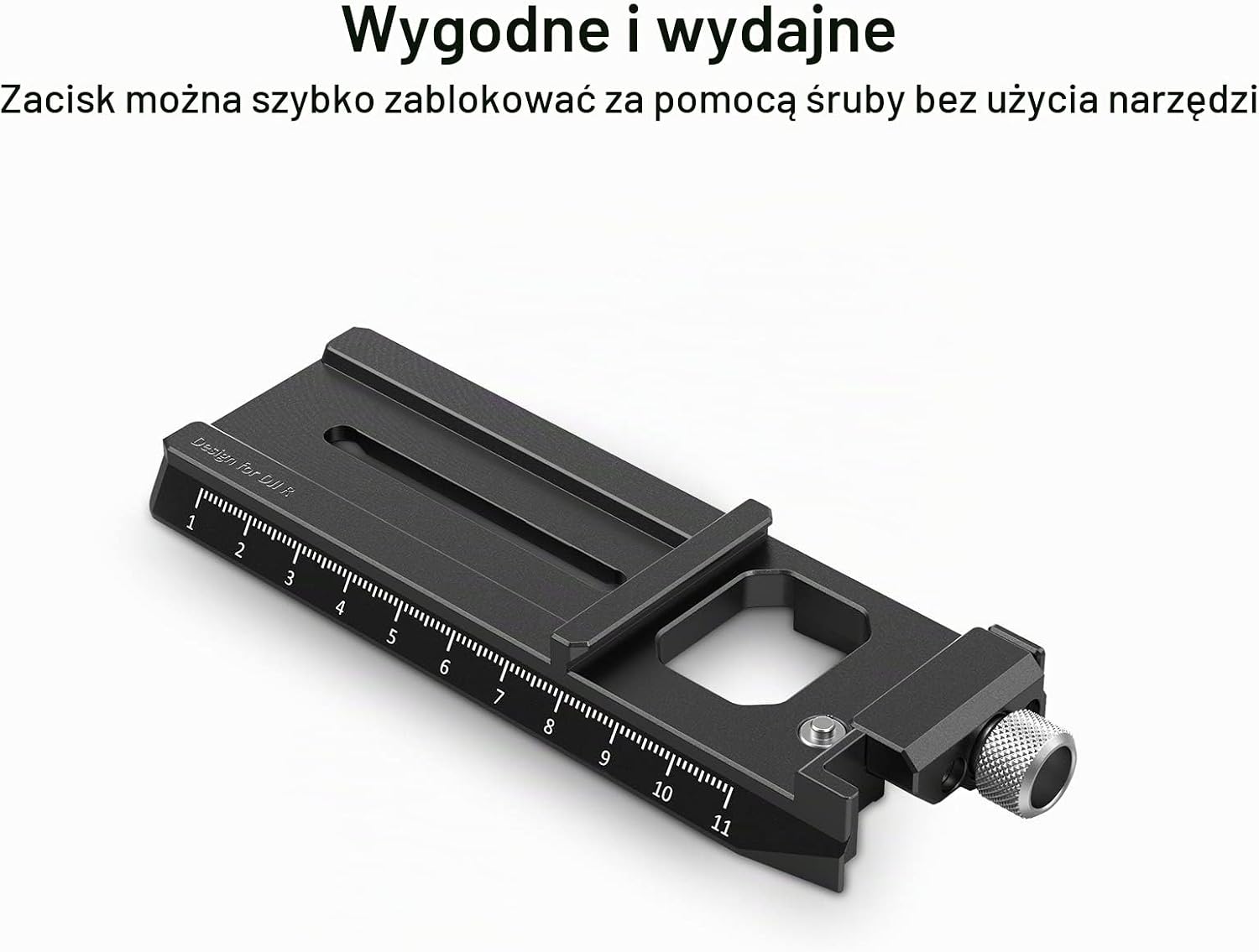 Detalle 1 de SMALLRIG 3061 – adapter płytki szybkiego zwalniania Arca-Swiss
