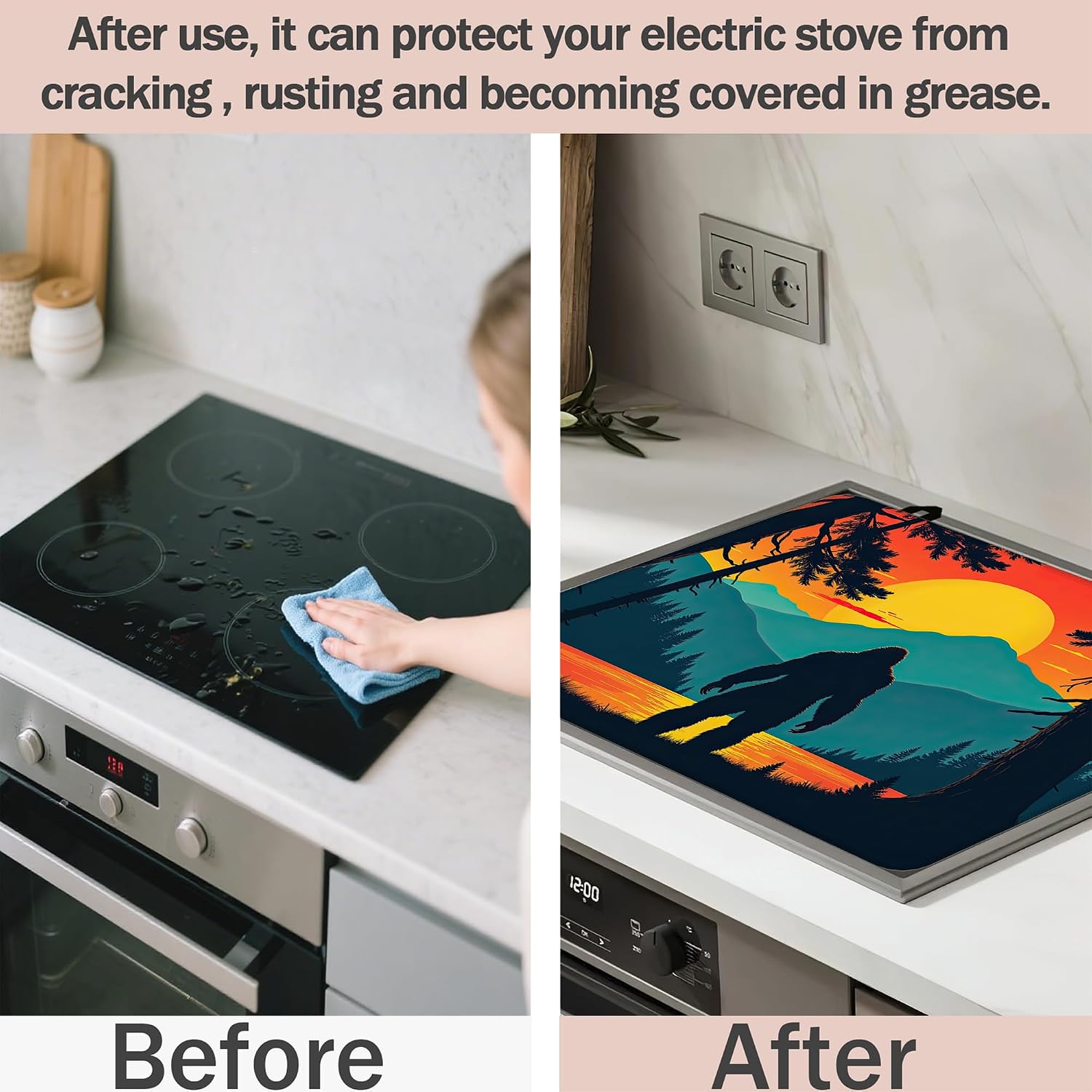 Thumbnail 3 de MTEXYMG MTEXYMG-stove top cover-01 Bigfoot Stove Top Cover, 28 x 20-Inch