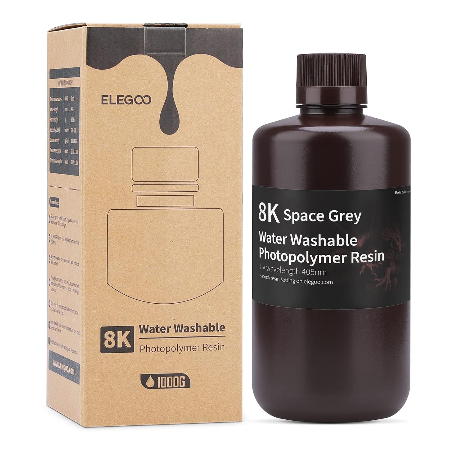 Thumbnail 6 de ELEGOO 8K Water Washable Resin 2000g