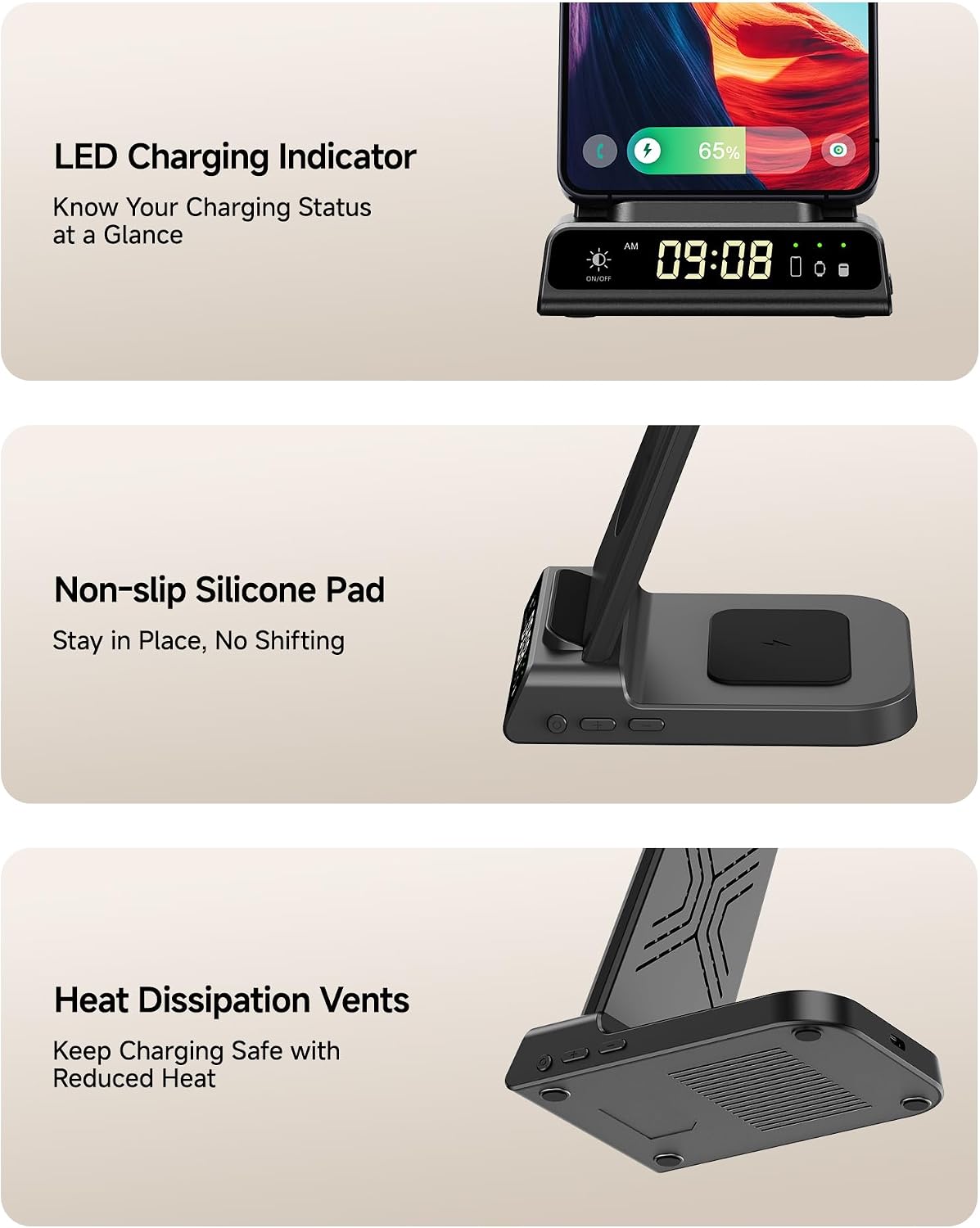 Thumbnail 6 de 3-in-1 Wireless Charging Station 1.5m