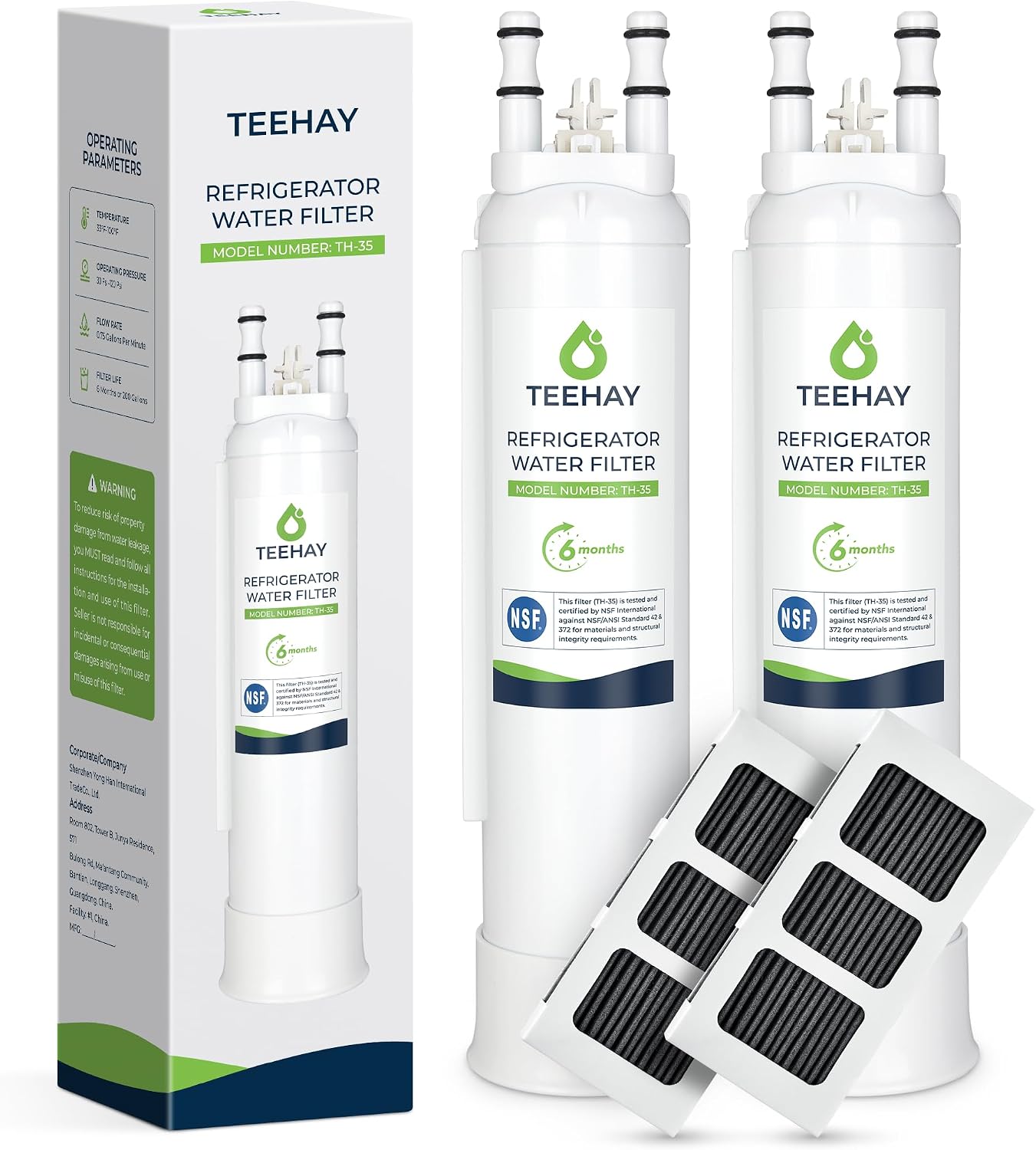 Detalle de TEEHAY TH-04 FPPWFU01 Water and PAULTRA2 Air Filter Combo