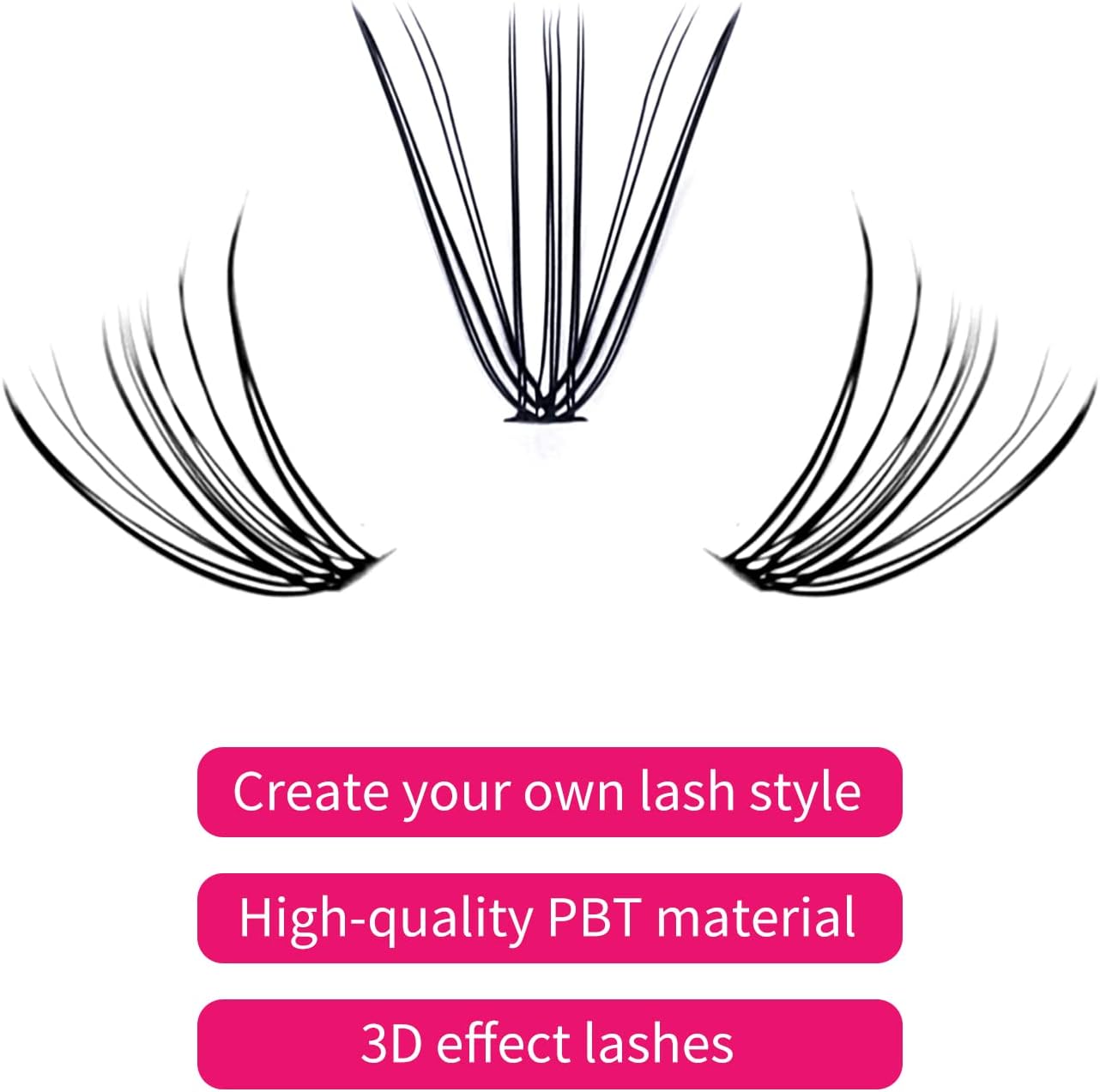 Detalle 2 de FADLASH 20D D-Curl Individual Lash Clusters, 13 mm
