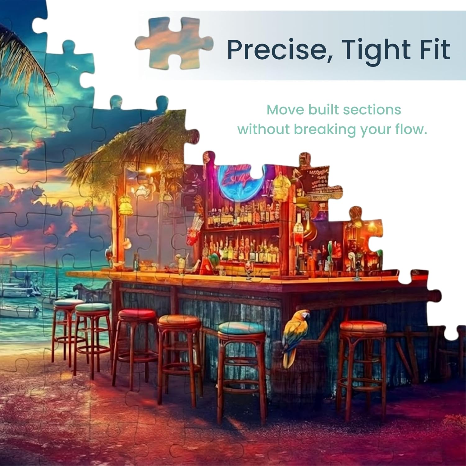 Detalle de Prime Time Puzzles 1000 Piece Jigsaw Puzzle