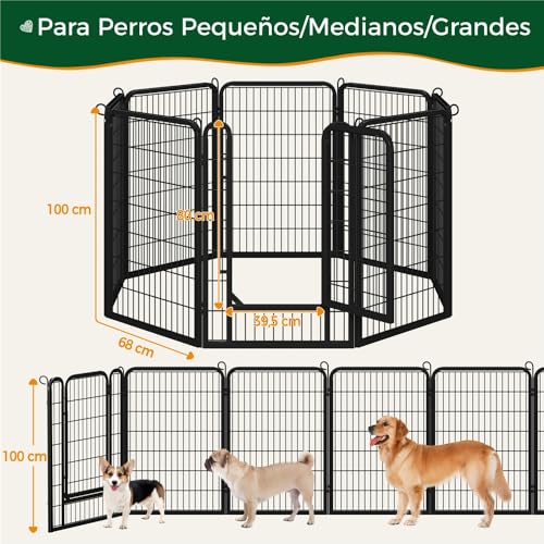 Thumbnail 2 de Yaheetech Parc pour chien 68 x 100 cm