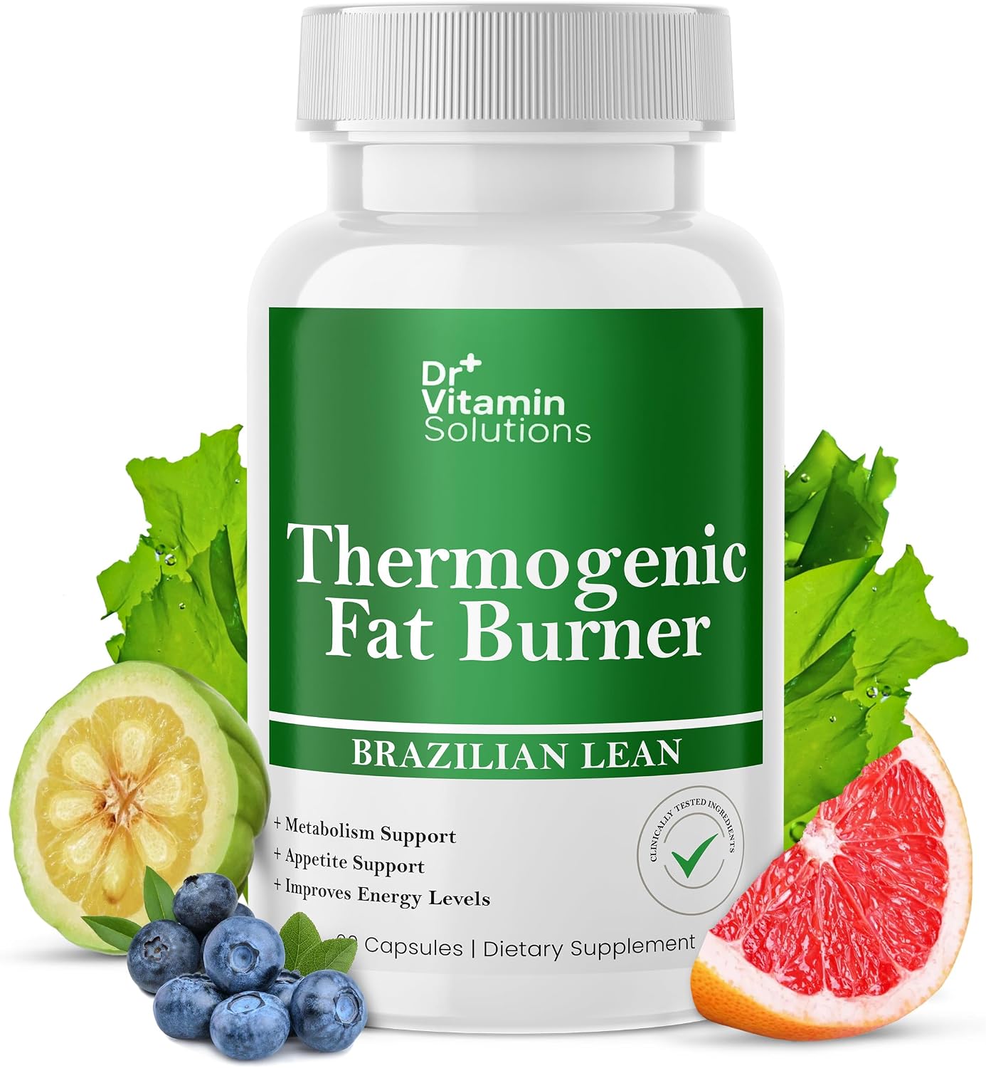 Detalle de DR VITAMIN SOLUTIONS Thermogenic Fat Burner for Women, 60 Capsules