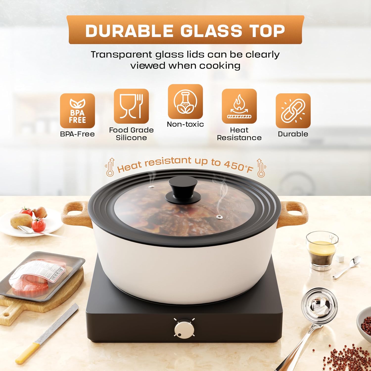 Thumbnail 4 de LSR Loreso Universal Pan Lid 12-15 Inch