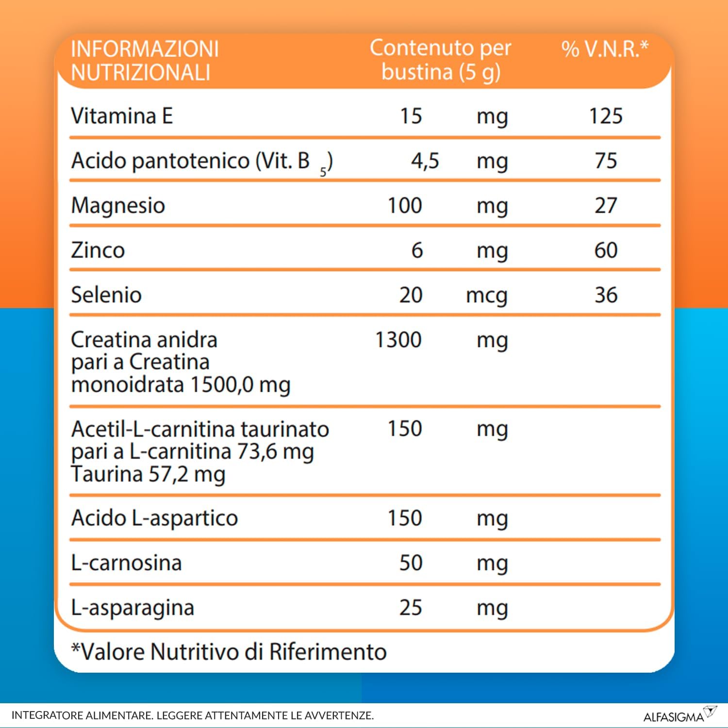 Thumbnail 6 de Carnidyn Plus: integratore in bustine per energia e concentrazione, gusto arancia