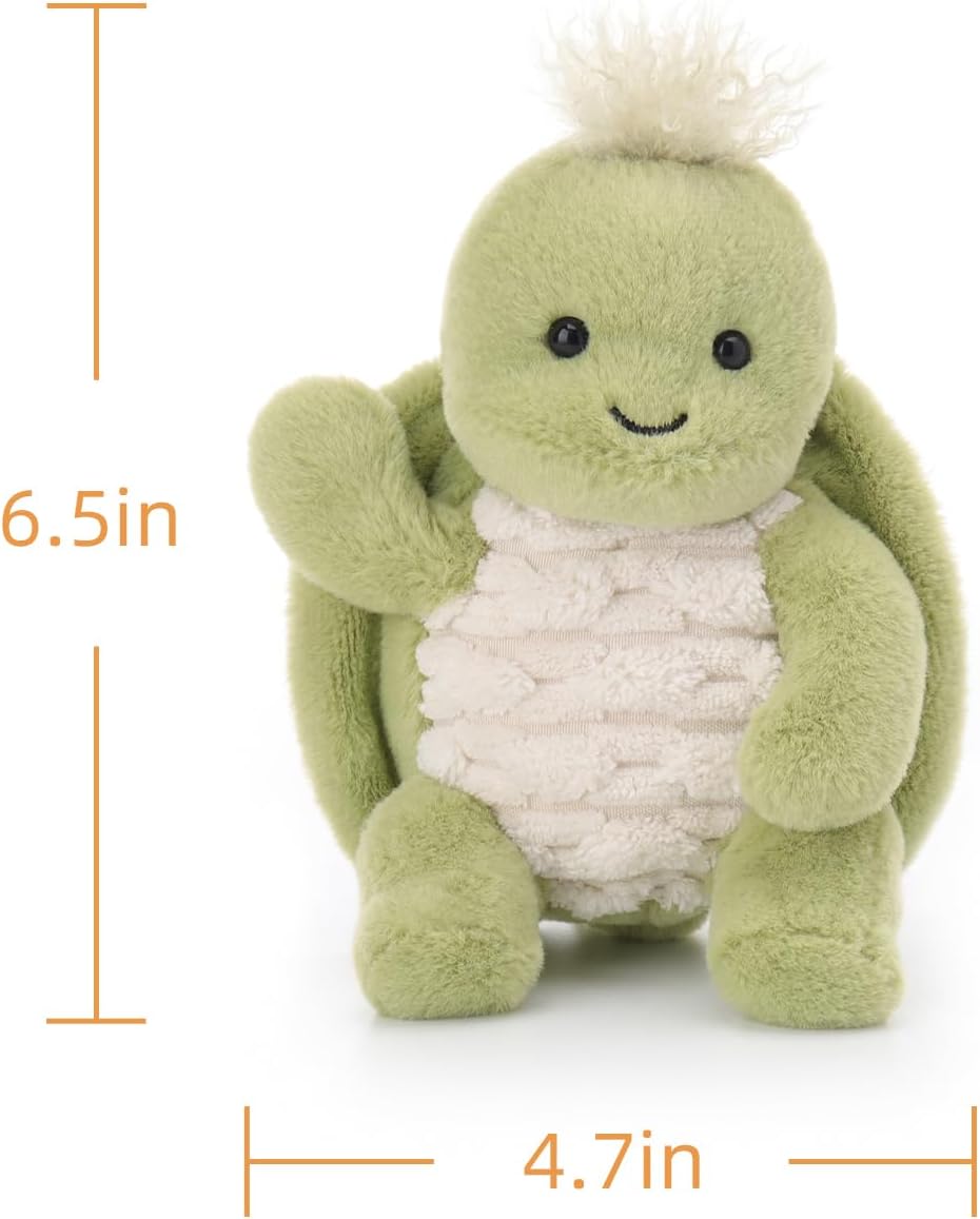 Thumbnail 5 de Apricot Lamb Clever Turtle Manman Plushies – 6.5-Inch Soft Plush Toy