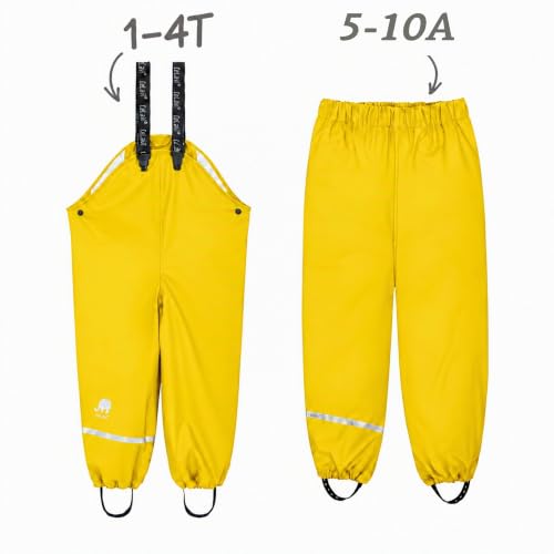 Detalle de Celavi Basic Rainwear Suit-Solid Abito, Giallo (80 cm) — Impermeabile, Leggero e Sicuro per Bambini e Ragazzi