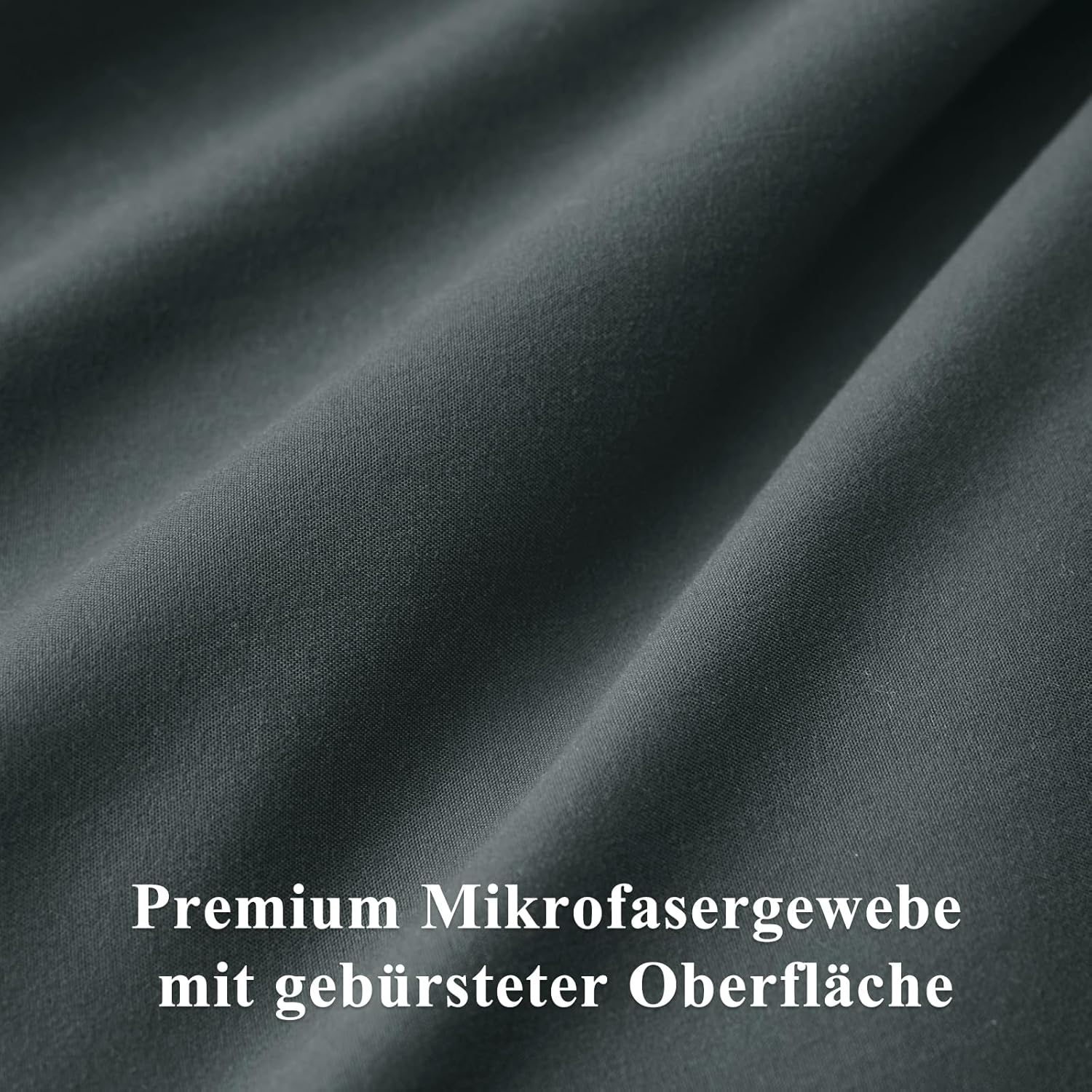 Thumbnail 4 de Aisbo Kissenbezug 80x80 2er Set Anthrazit