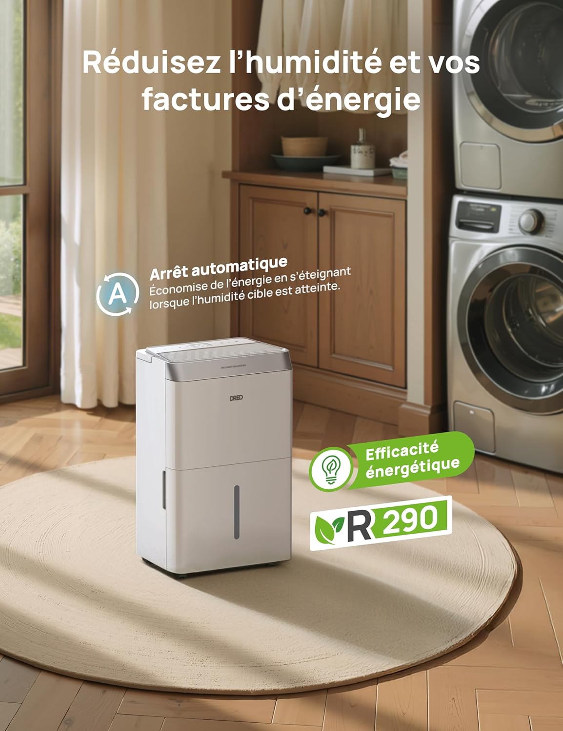 Thumbnail 6 de Dreo Déshumidificateur d’air 20L/jour