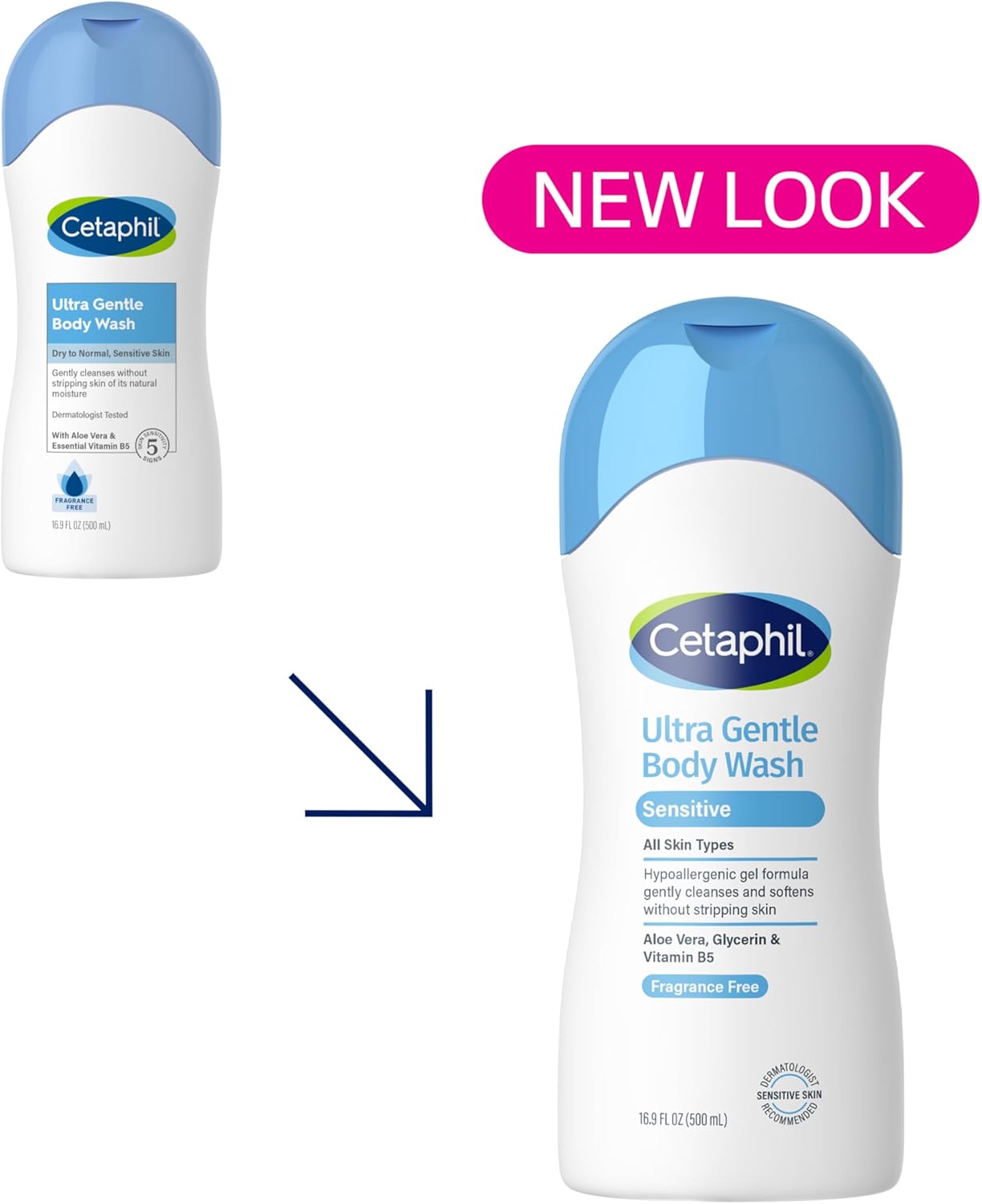 Thumbnail 1 de Cetaphil Ultra Gentle Body Wash, 16.9oz ⚙