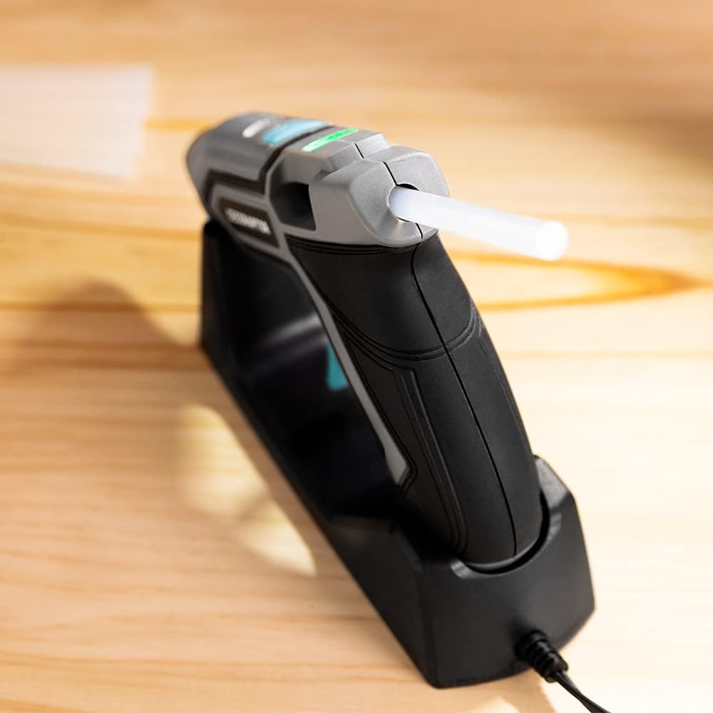 Detalle de Cecotec Pistola per Colla a Caldo Senza Fili CecoRaptor Perfect Fix – 3,7 V, 1500 mAh