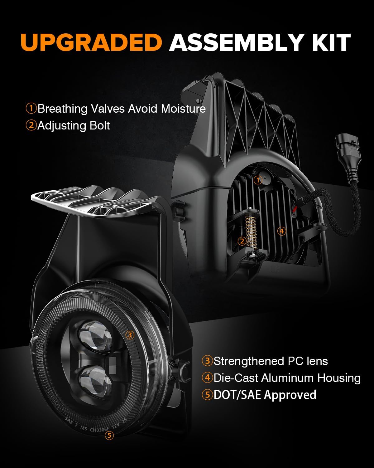Detalle de LED Fog Lights for 2003–2006 GMC Sierra
