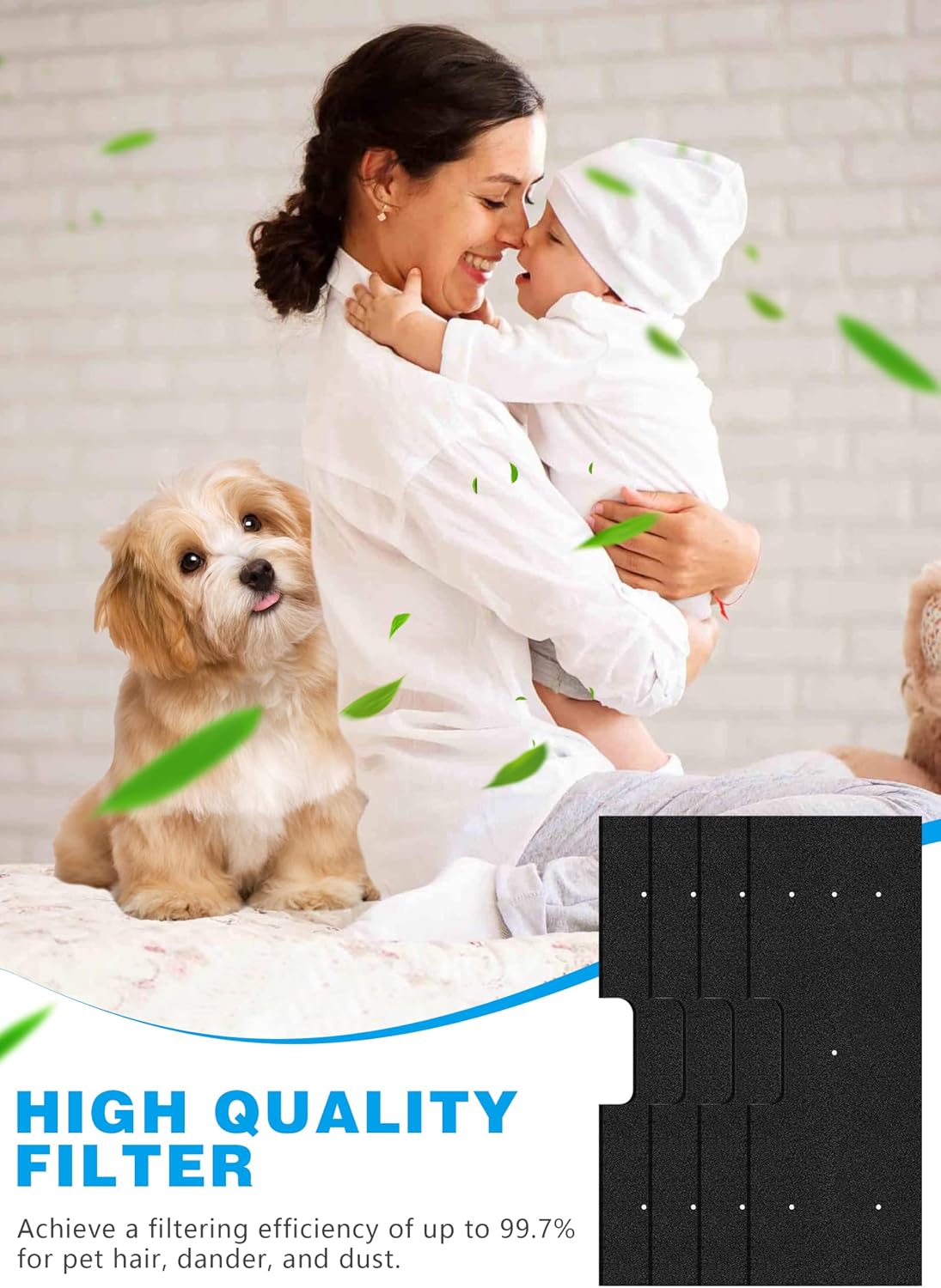 Thumbnail 1 de KEIPAN WH19 Washer Dryer Combo Lint Filter, WH01X35719 Compatible, 6-Pack