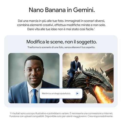 Thumbnail 2 de Google Pixel 10 Pro: Smartphone Android sbloccato con Gemini, tripla fotocamera e display Super Actua da 6,3