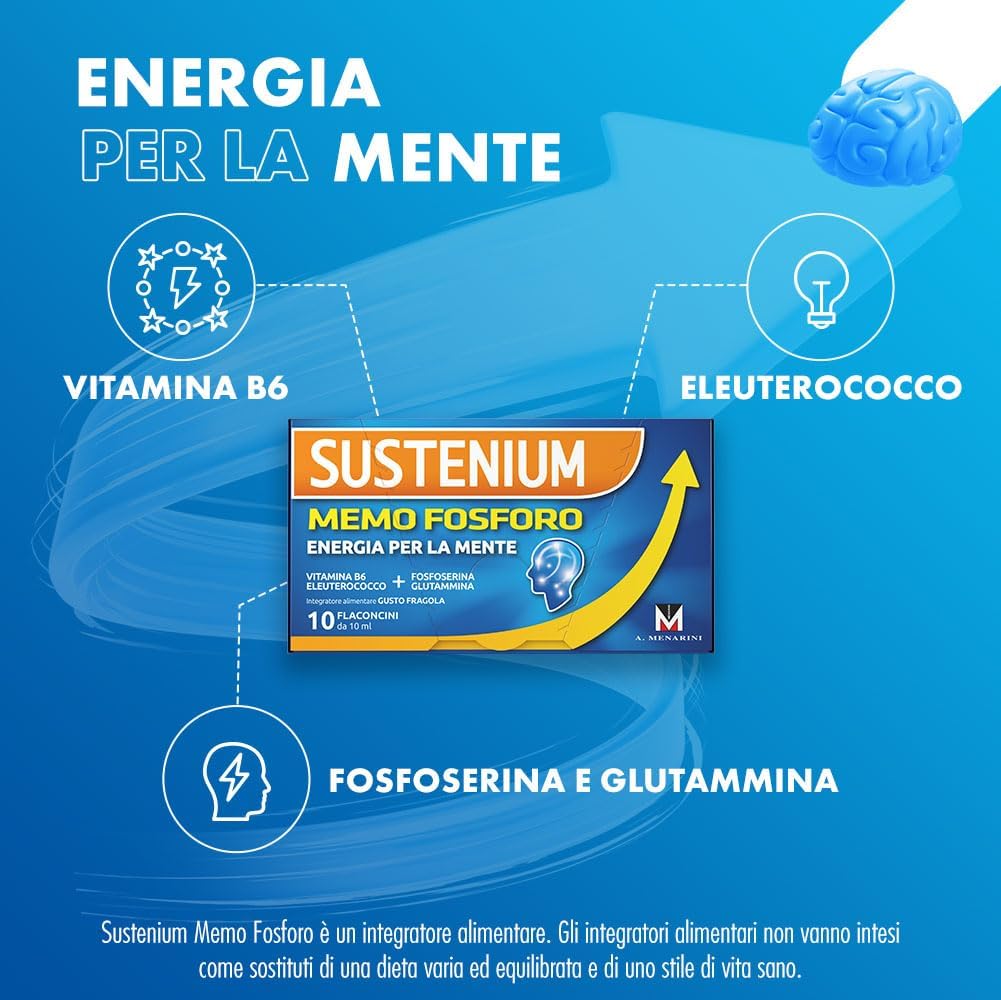Thumbnail 4 de Sustenium Memo Fosforo 20 flaconcini integratore 💊