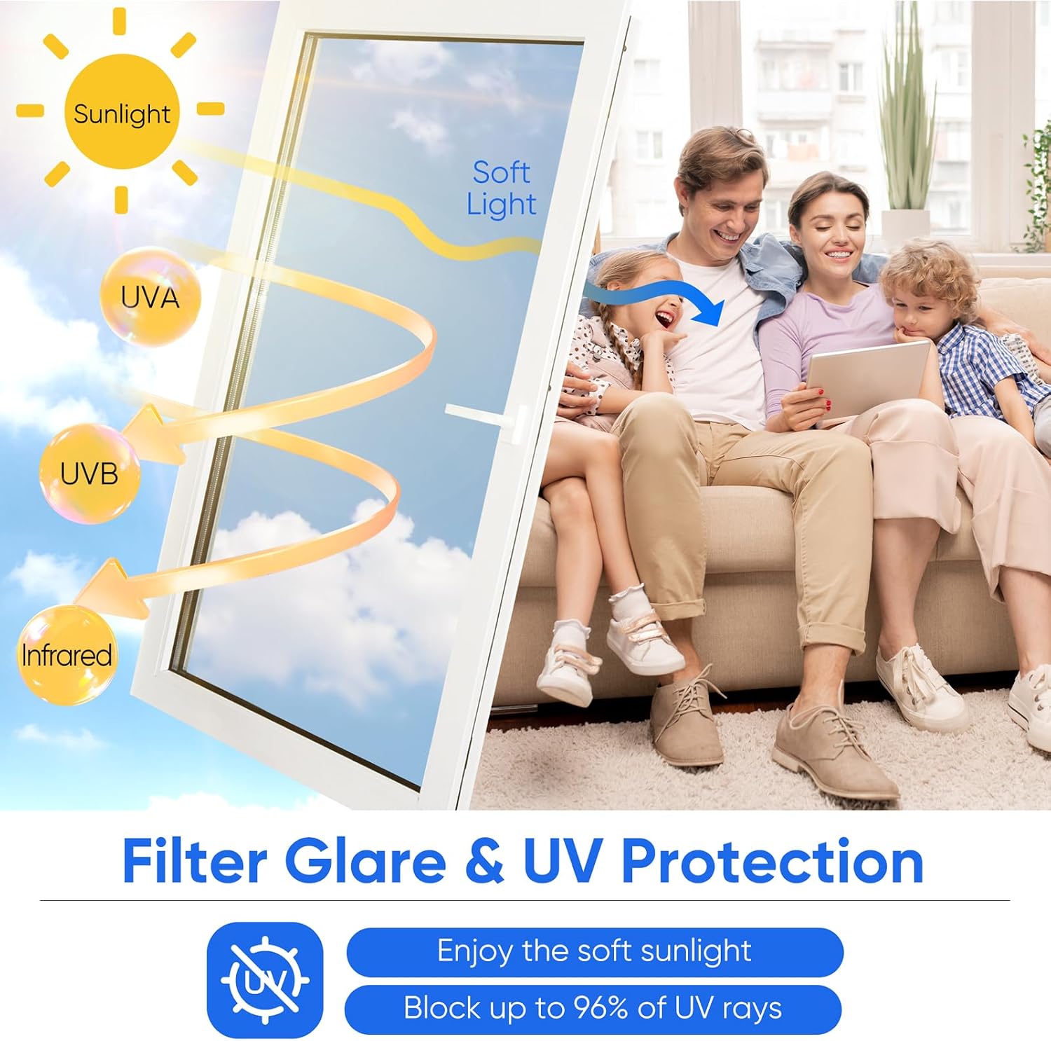 Detalle de Funfox window film, 44.5 x 200 cm