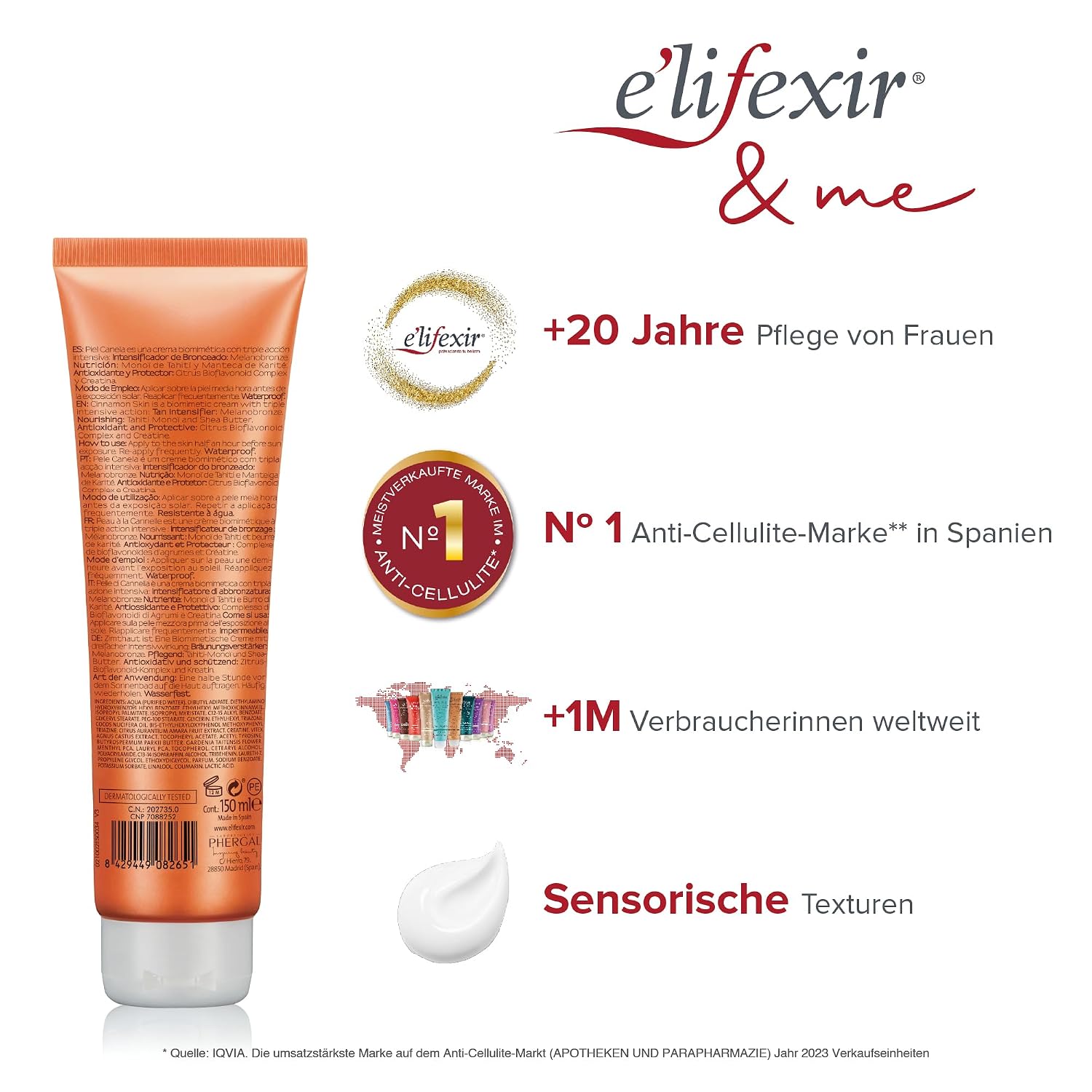 Thumbnail 4 de Elifexir Piel Canela SPF 30 – Bräunungsbeschleunigungsgel mit Monoï Tahiti, wasserfest