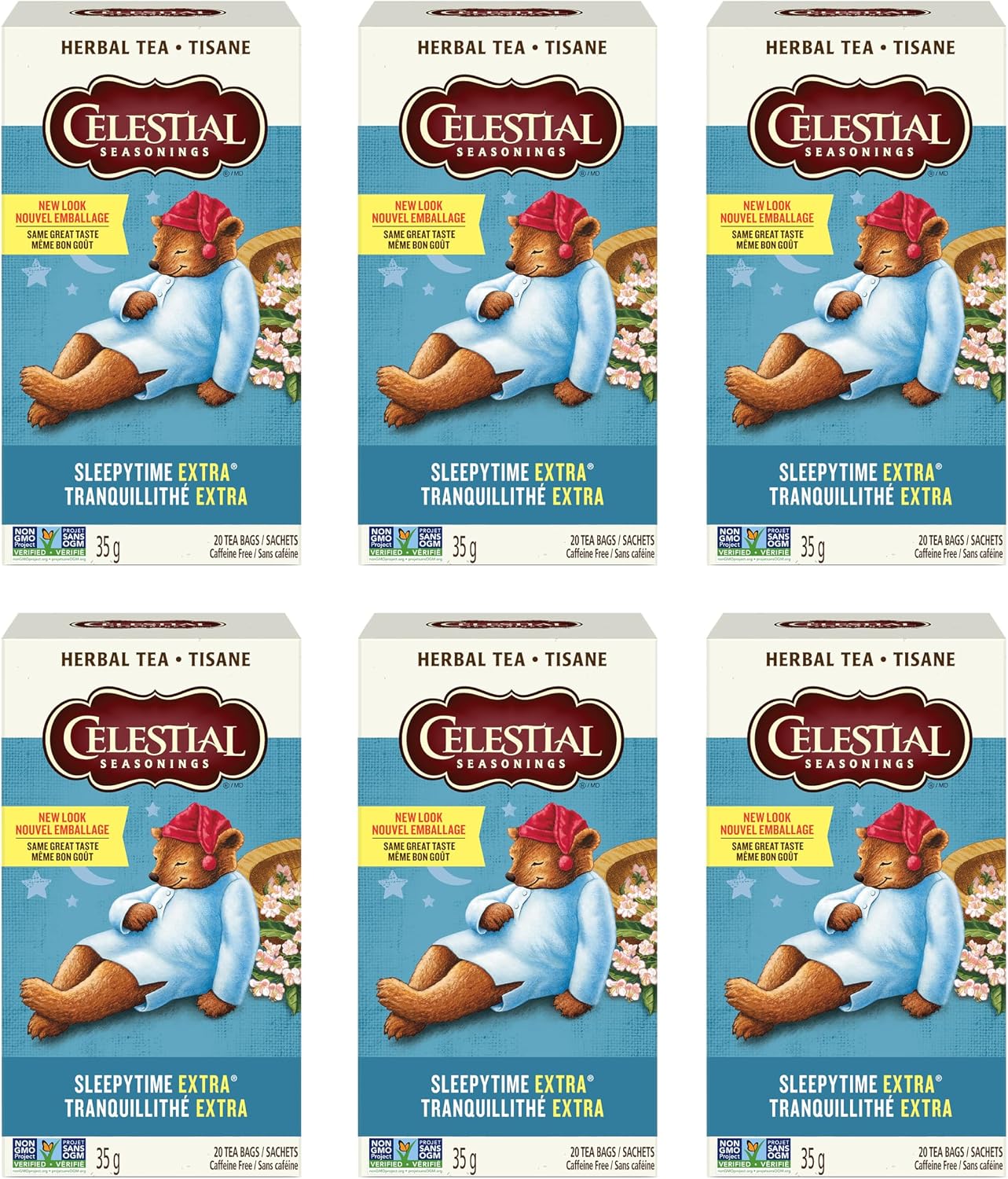 Celestial Seasonings Herbal Tea 6-Count