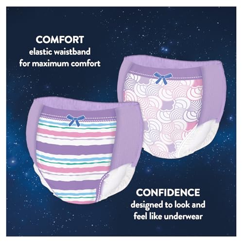 Thumbnail 3 de HUGGIES DryNites Pyjama Pants for Girls 8–13 (30–48kg) – 52 Pack, Discreet Night-time Protection