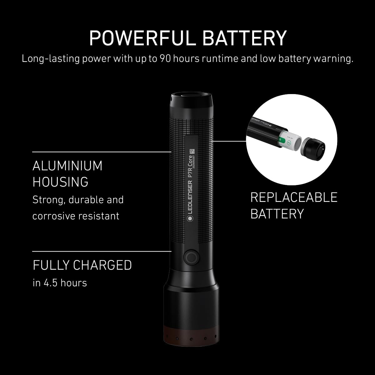 Thumbnail 6 de Ledlenser P7R Core (2020) — Rechargeable 1400 Lumens Torch with Magnetic Charge