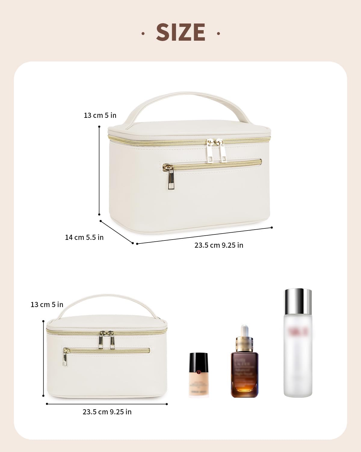 Thumbnail 2 de Wandering Nature Makeup Bag 9.4x5.5in