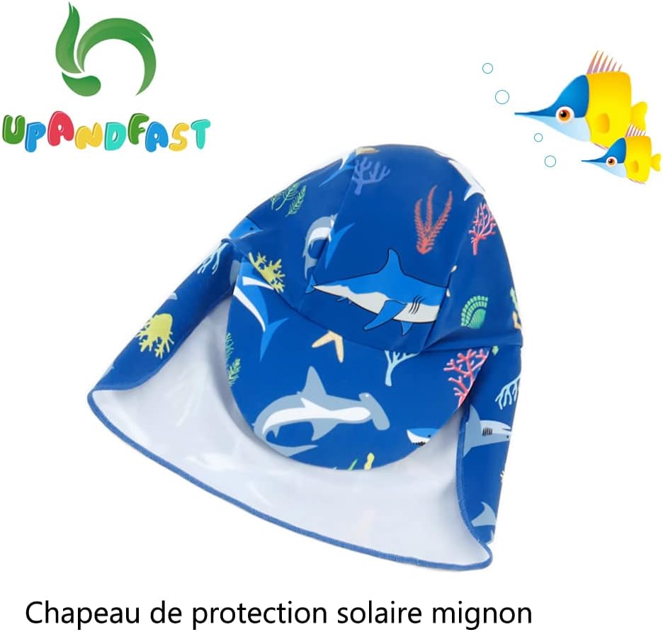 Thumbnail 6 de Maillot de bain une pièce avec fermeture éclair pour bébé garçon upandfast + chapeau – protection UPF 50+