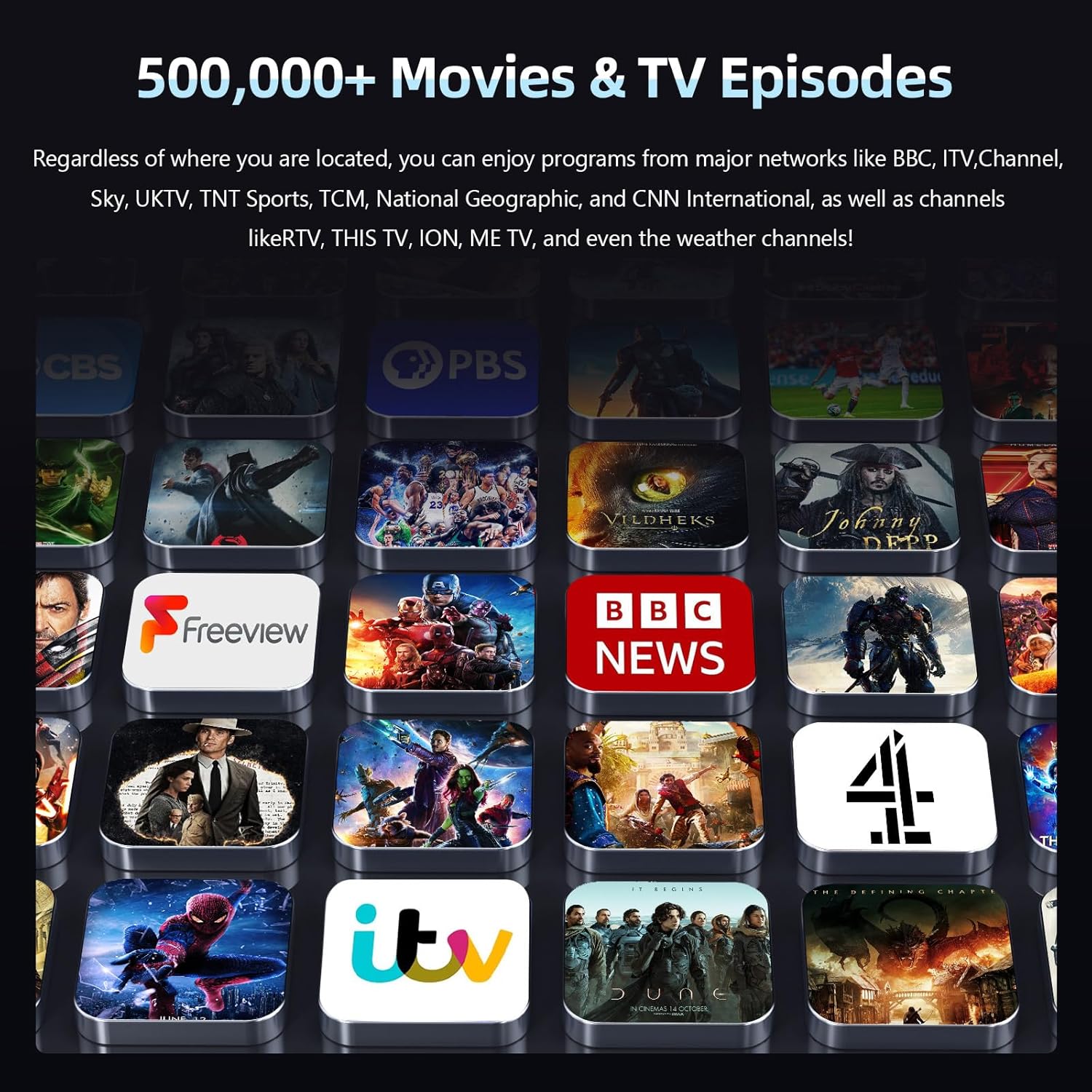 Thumbnail 2 de TV Ariels Indoor digital TV aerial with signal booster (650+ miles range) for smart TVs and freeview-style channels