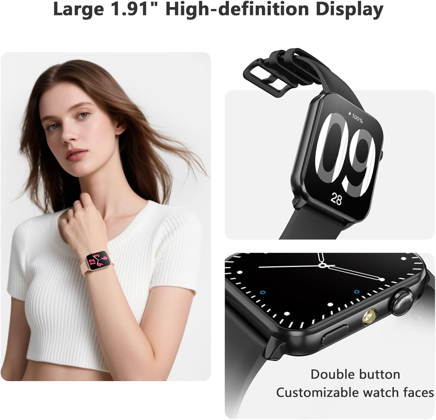 Thumbnail 1 de Blackview Fitness Watch 1.91-inch HD