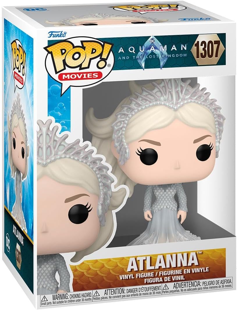Detalle de Funko Pop! Movies DC Atlanna 67571 Vinyl Figure with Pearlescent Crown