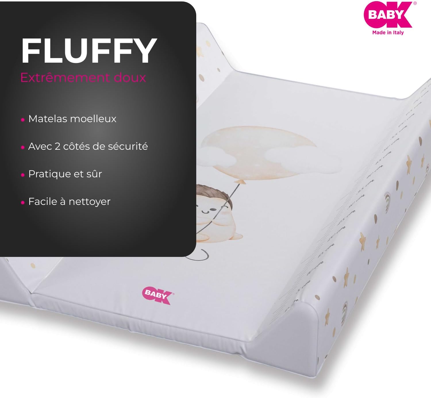 Thumbnail 1 de OKBABY Fluffy 80 x 50 cm Matelas à langer