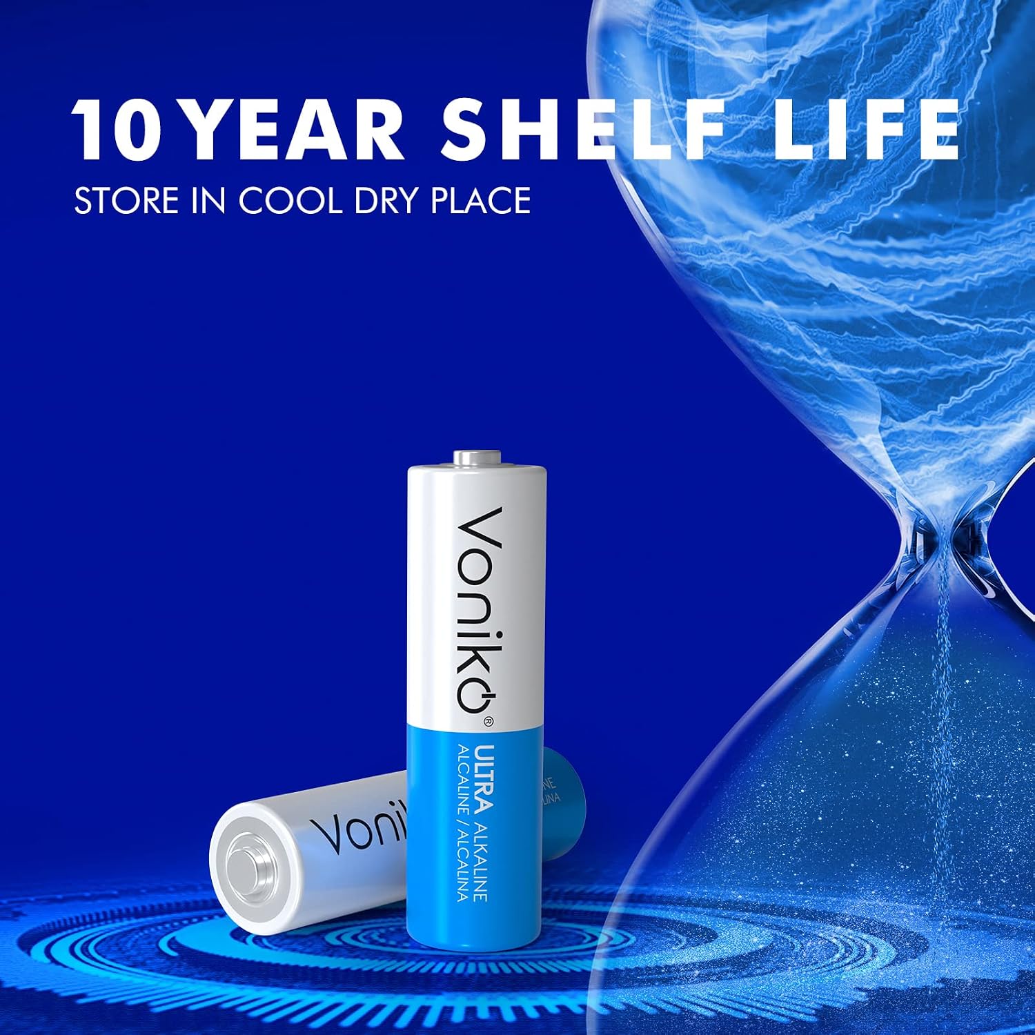 Detalle 1 de Voniko Premium AA Batteries 100 Pack 🔌