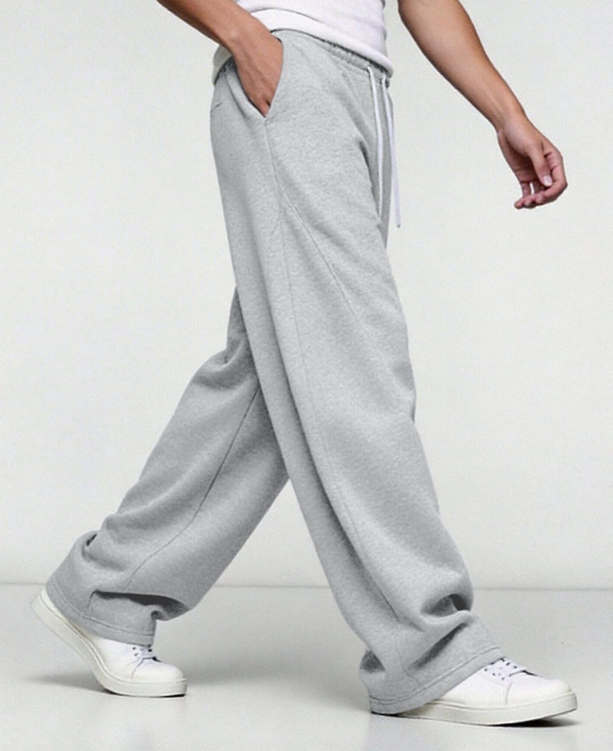 Detalle de FEDTOSING Mens Baggy Joggers Open Hem Premium Wide Leg Sweatpants