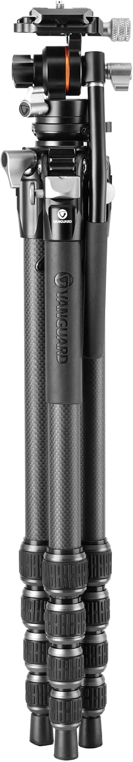 Detalle 2 de Kompaktes Carbon-Video-Reisestativ Alta Pro 3VLT 235CV12 mit Nivellierbasis, Traglast 6 kg