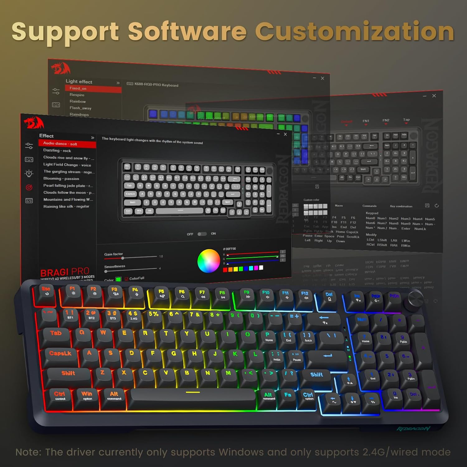Thumbnail 6 de Redragon Wireless Mechanical Keyboard 98-Key ⌨