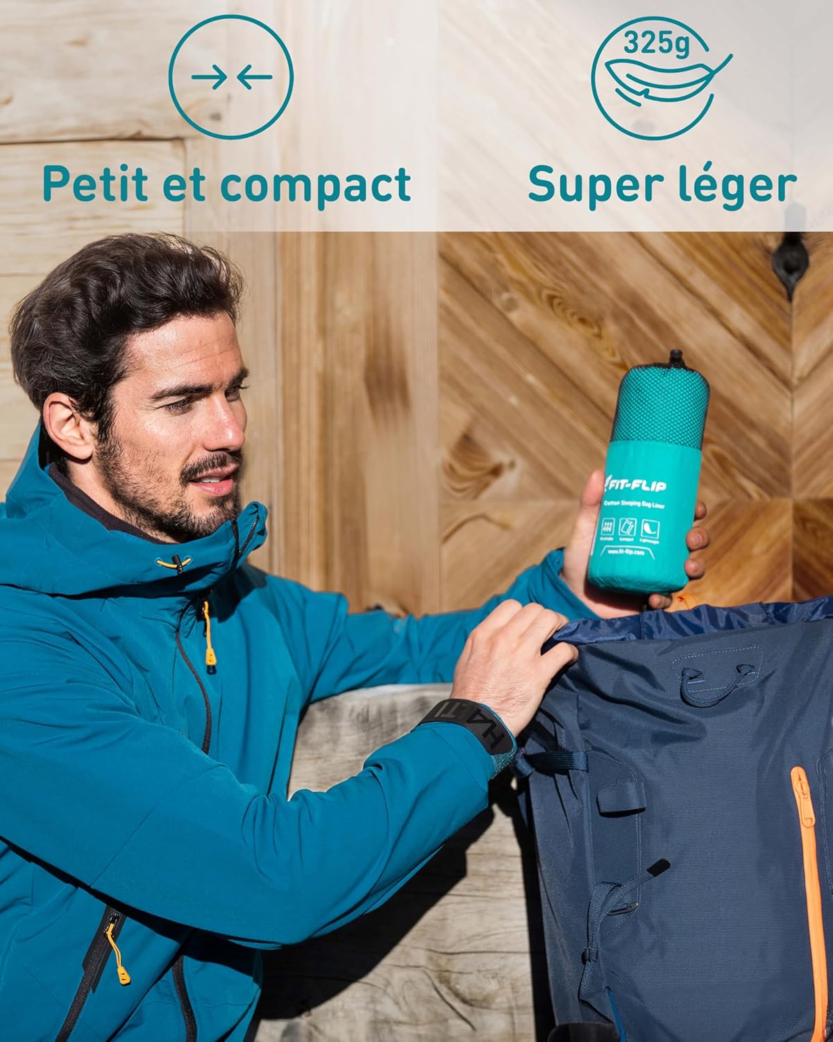 Thumbnail 4 de Drap de sac de couchage Fit-Flip ultra léger 325 g