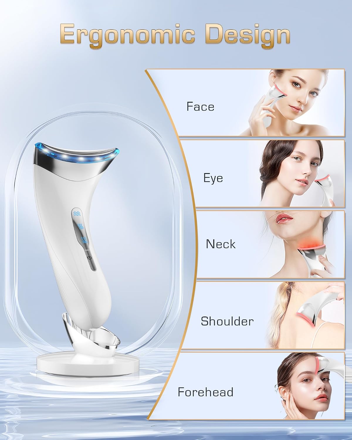 Detalle 2 de Electric facial microcurrent neck lift