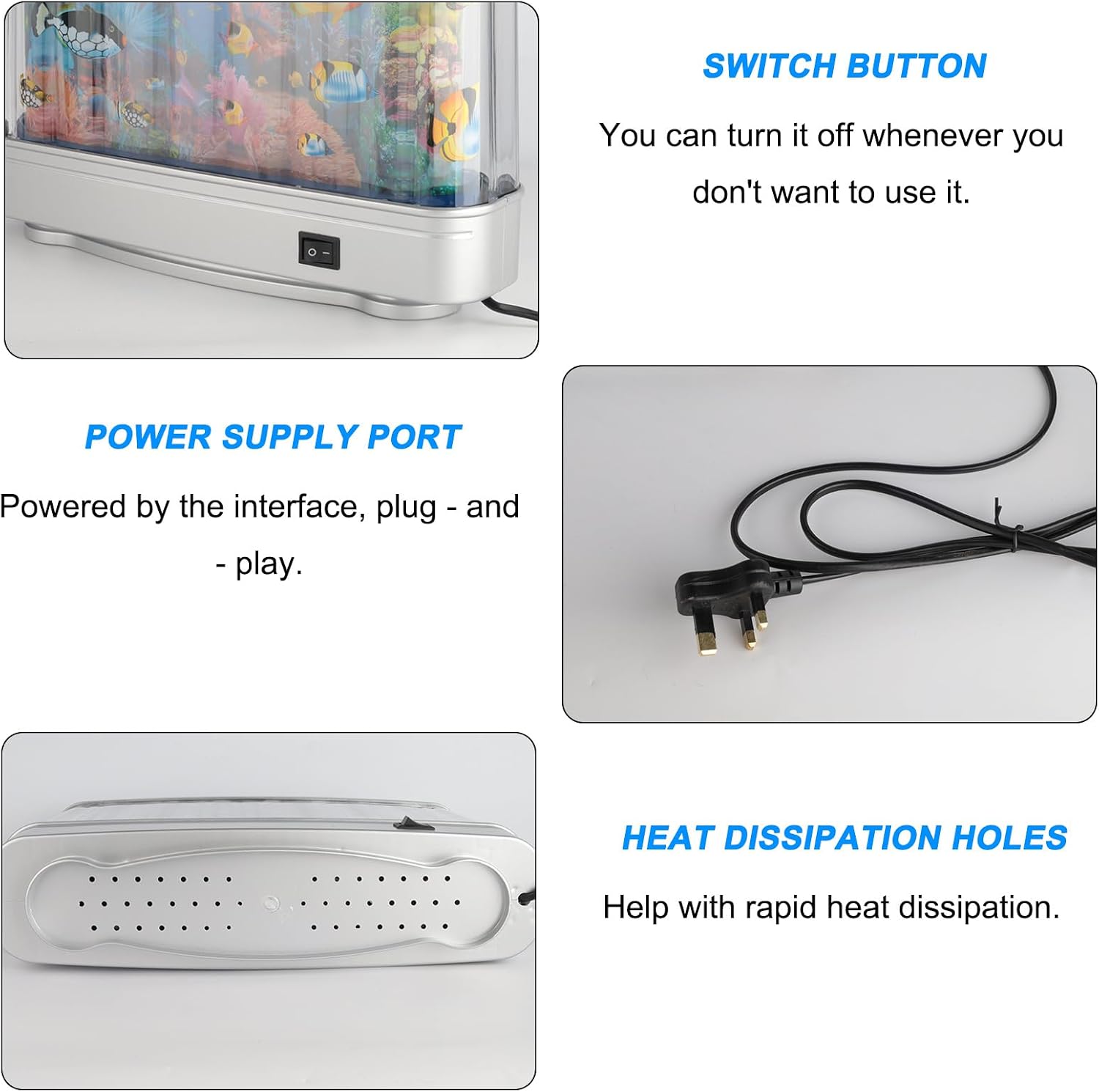 Thumbnail 4 de LED Baby Aquarium Light night lamp