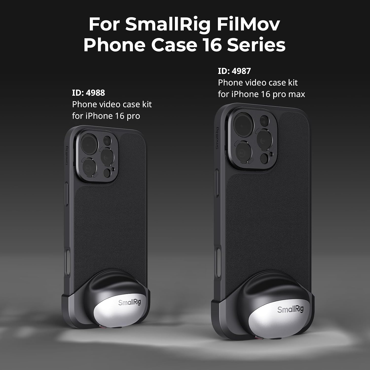 Detalle de SMALLRIG FilMov magnetischer 67-mm-Filteradapter für iPhone 16 (für Phone Cage 4987 & 4988–4993)