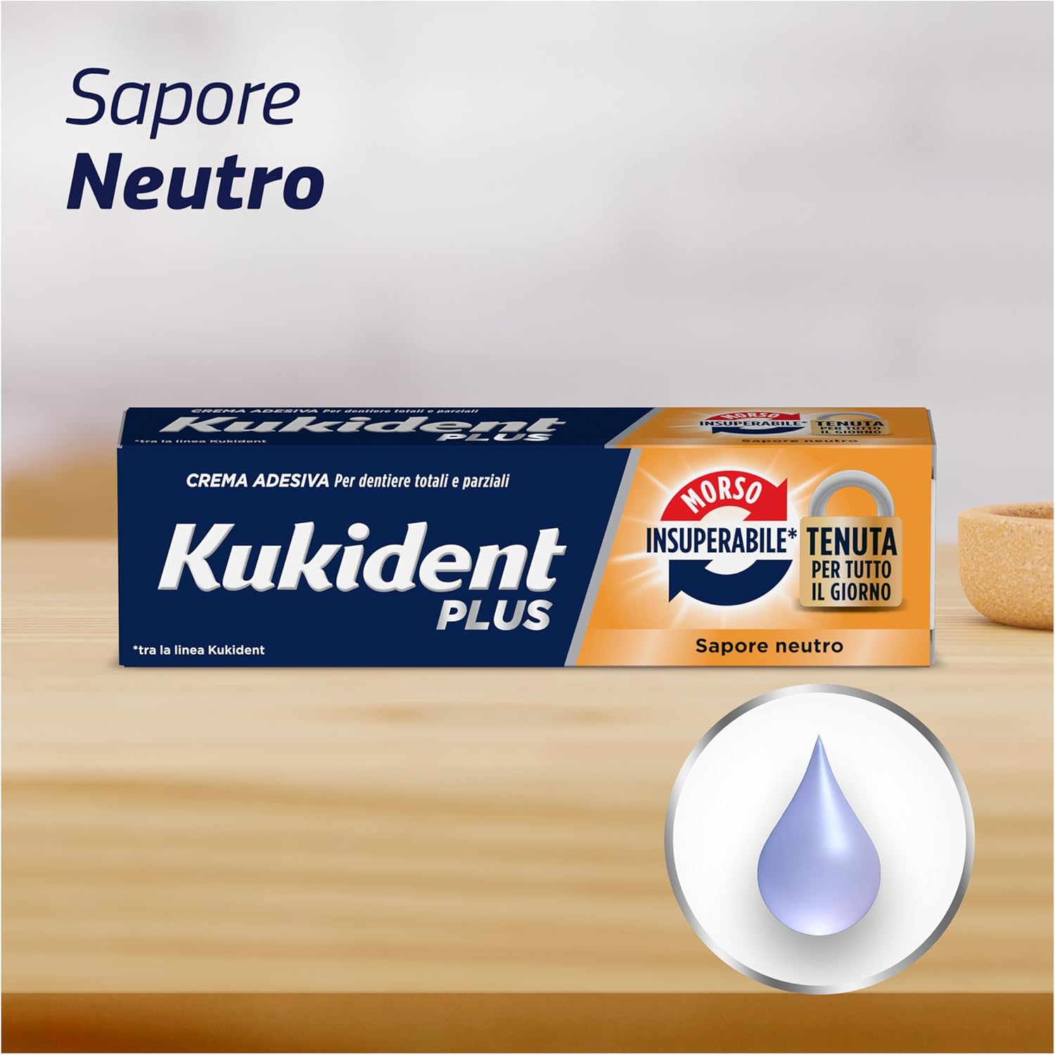 Detalle de Kukident Plus Crema adesiva per protesi 3×35g 🦷
