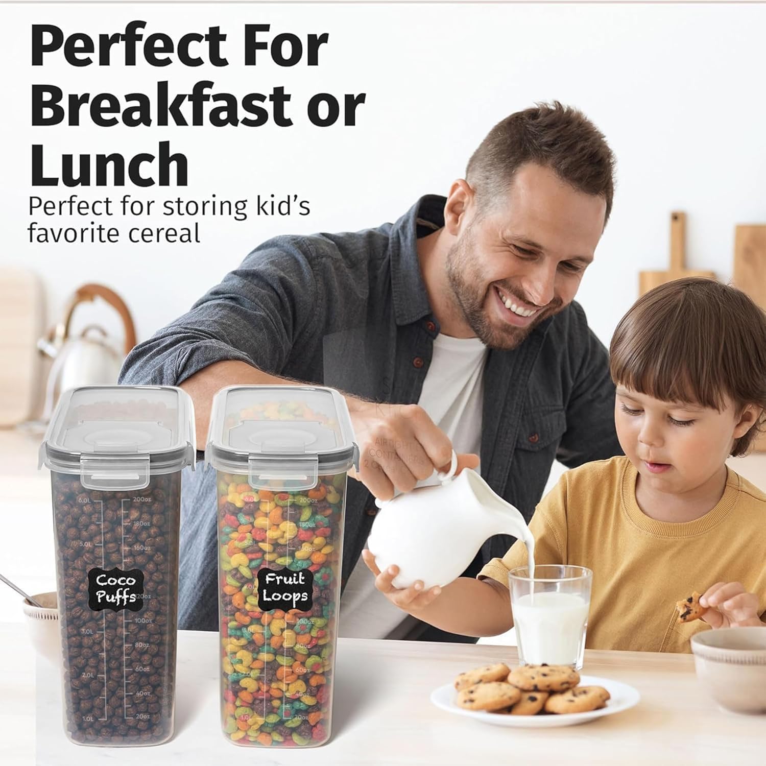 Thumbnail 5 de Shazo 2-Pack 6.3L Airtight Food Containers