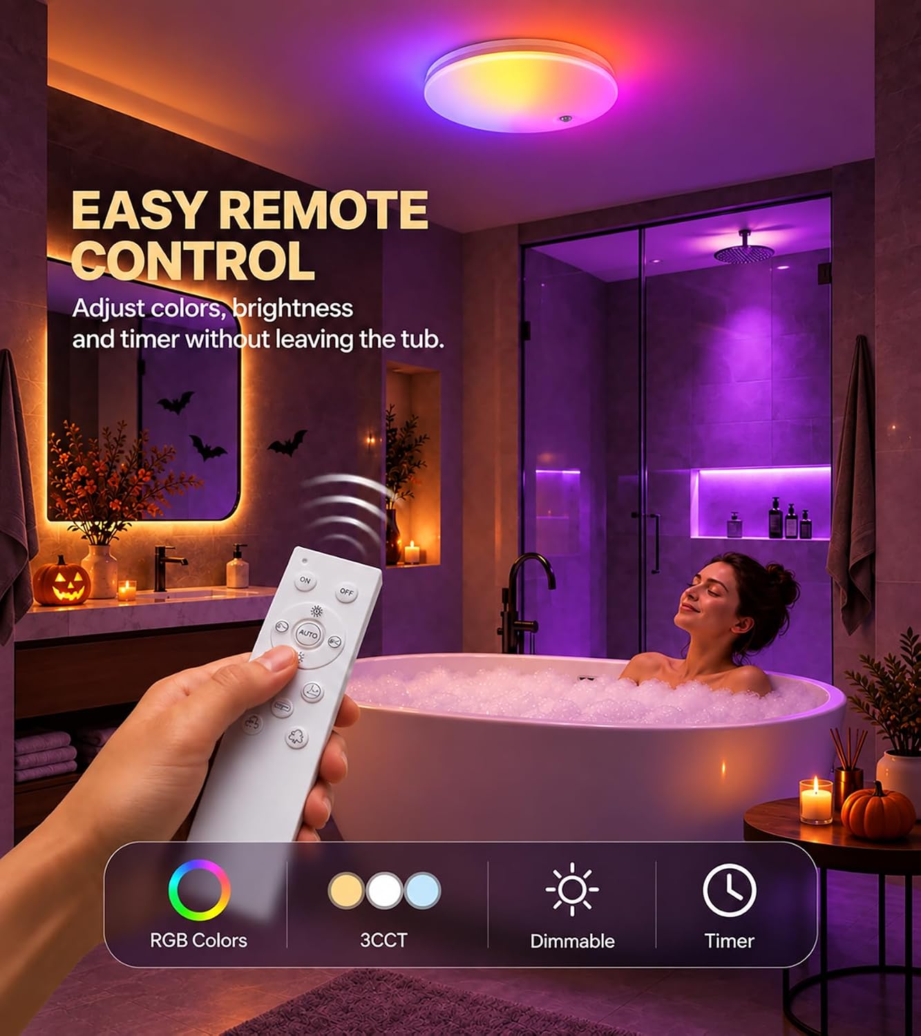 Thumbnail 6 de Waterproof Shower Light 7.8-Inch
